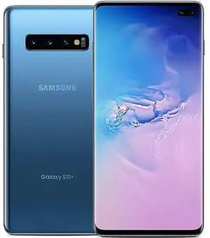 Samsung Galaxy S10+ - 128GB - Prism Blue - Single Sim - Fully Unlocked - Good (Grade B)