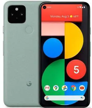 Google  Pixel 5 - 128GB - Sorta Sage - Fully Unlocked - Excellent (Grade A)