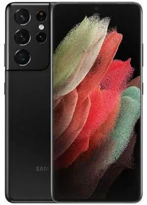 Refurbished Samsung Galaxy S21 Ultra 5G  128GB  Phantom Black  Single Sim  GSM Unlocked  Good Grade B