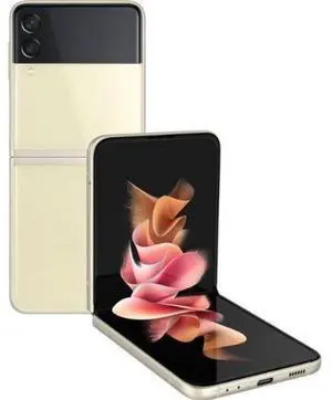 Samsung Galaxy Z Flip3 (5G) - 128GB - Cream - Fully Unlocked - Excellent (Grade A)