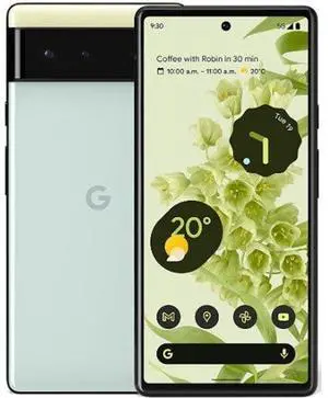 Google  Pixel 6 - 128GB - Sorta Seafoam - Fully Unlocked - Good (Grade B)