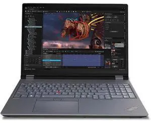 Lenovo ThinkPad P16 Gen 2 (Intel) Workstation Notebook 16" - Intel Core i7-13700HX 2.1GHz - 512GB - Storm Grey - 16GB RAM - 16 Inch - Excellent (Grade A)