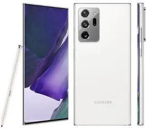 Samsung Galaxy Note 20 Ultra - 128GB - Mystic White - 5G - Single Sim - 12GB RAM - Fully Unlocked - Excellent (Grade A)