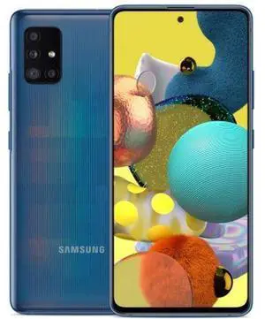 Samsung Galaxy A51 (5G) UW - 128GB - Prism Bricks Blue - Fully Unlocked - Acceptable (Grade C)