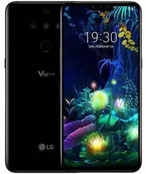LG  V50 ThinQ (5G) - 128GB - New Aurora Black - Dual Sim - Fully Unlocked - Acceptable (Grade C)
