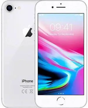 Apple iPhone 8 - 128GB - Silver - AT&T Locked - Excellent (Grade A)