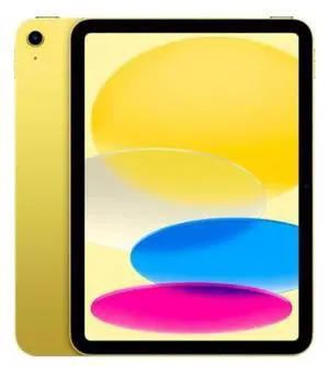 Apple iPad 10th Gen (2022) 10.9-inch - 64GB - Yellow - Cellular + WiFi - 10.9 Inch - Premium (Refreshed)