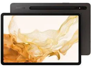 Samsung Galaxy Tab S8+ (2022) (Without S Pen) 12.4-inch - 128GB - Graphite - Cellular + WiFi - 12.4 Inch - Acceptable (Grade C)