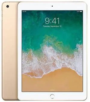 Apple iPad 5 (2017) - 128GB - Gold - WiFi - 9.7 Inch - Acceptable (Grade C)