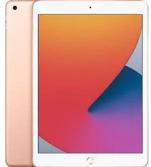 Apple iPad 8 (2020) - 32GB - Gold - Cellular + WiFi - 10.2 Inch - Acceptable (Grade C)