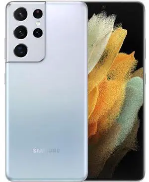 Refurbished Samsung Galaxy S21 Ultra 5G  128GB  Phantom Silver  Single Sim  Fully Unlocked  Acceptable Grade C