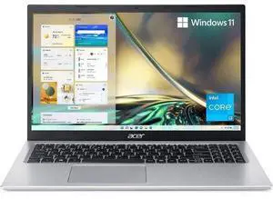 Acer Aspire 5 A515-56 Laptop 15.6" - Intel Core i3-1115G4 3.0GHz - 256GB - Silver - 8GB RAM - Excellent (Grade A)