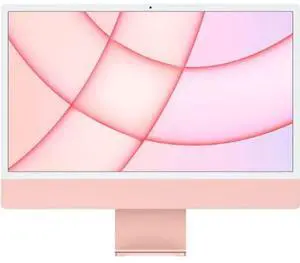 Apple  iMac 2021 M1 (Four ports) 24" - Apple M1 chip 8-core CPU - 512GB - Pink - 16GB RAM - 24 Inch - Excellent (Grade A)
