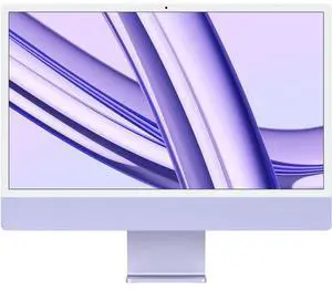 Apple  iMac 2023 (Four ports) 24" - Apple M3 Chip: 8-Core CPU/10-Core GPU - 256GB - Purple - 8GB RAM - 24 Inch - Refreshed