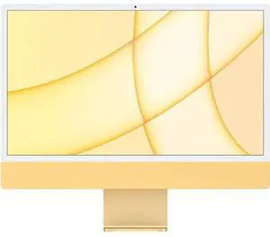 Apple  iMac 2021 M1 (Four ports) 24" - Apple M1 chip: 8-core CPU/8-Core GPU - 512GB - Yellow - 16GB RAM - 24 Inch - Premium