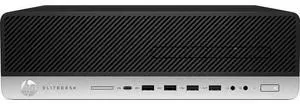HP  EliteDesk 800 G4 Desktop SFF - Intel Core i5-8500 3.0GHz - 256GB - Black - 16GB RAM - Excellent (Grade A)