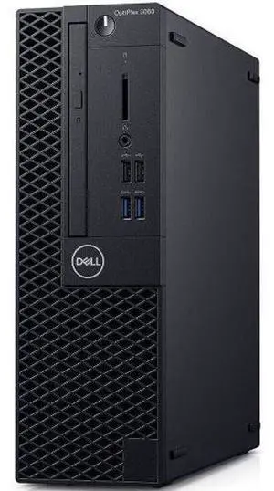 Dell  OptiPlex 3060 SFF + 24" Monitor + Keyboard + Mouse - Intel Core i5-8400 2.8GHz - 480GB - Black - 16GB RAM - Excellent (Grade A)