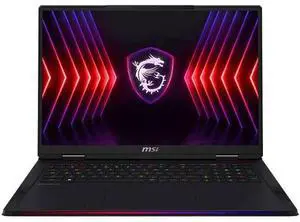MSI Raider Raider 18 HX A14VIG Gaming Laptop 18" - Intel Core i9-14900HX 2.2GHz - 1TB - Core Black - 32GB RAM - 18 Inch - Excellent (Grade A)