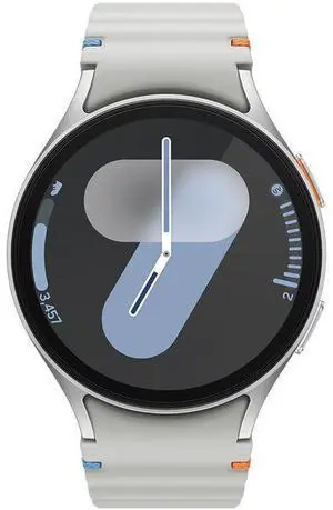 Samsung Galaxy Watch7 - 32GB - Bluetooth + LTE - 44mm - Silver - Aluminum - Silver - Sport Band - Silicone - Premium