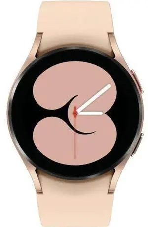 Samsung  Galaxy Watch4 - 16GB - Gold-Aluminum-Sport Band-Pink - Bluetooth - 40mm - Gold - Aluminum - Pink - Sport Band - Fluoroelastomer - Good (Grade B)