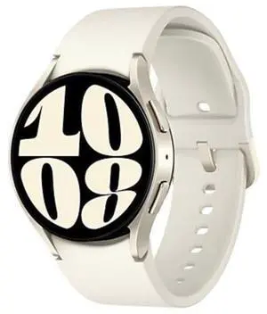 Samsung  Galaxy Watch6 - 16GB - Bluetooth + LTE - 40mm - Gold - Aluminum - Gold - Sports Band - Fluoroelastomer - Good (Grade B)