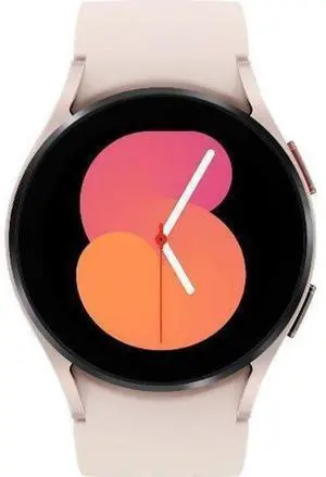 Samsung  Galaxy Watch5 - 16GB - Pink Gold-Aluminum-Sport Band-Pink - Bluetooth - 40mm - Pink Gold - Aluminum - Pink - Sport Band - Fluoroelastomer - Excellent (Grade A)