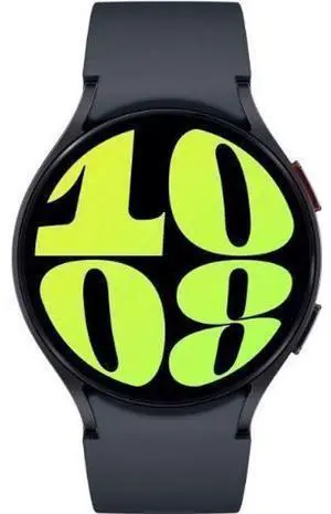 Samsung  Galaxy Watch6 - 16GB - Graphite-Aluminum-Sports Band-Black - Bluetooth + LTE - 44mm - Graphite - Aluminum - Black - Sports Band - Fluoroelastomer - Excellent (Grade A)