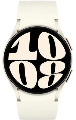 Samsung  Galaxy Watch6 - 16GB - Bluetooth + LTE - 40mm - Cream - Aluminum - Cream - Sports Band - Fluoroelastomer - Excellent (Grade A)