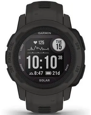 Garmin  Instinct 2S Smartwatch - 40MM - Graphite - Fiber-reinforced Polymer - Graphite - Silicone Strap - Silicone - Excellent (Grade A)
