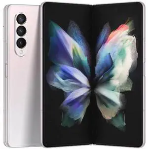 Samsung Galaxy Z Fold3 (5G) - 256GB - Phantom Silver - Fully Unlocked - Excellent (Grade A)