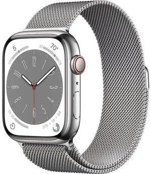 Apple  Watch Series 6 - 32GB - Cellular + GPS - 40mm - Silver - Stainless Steel - Silver - Milanese Loop Band - Stainless Steel - Acceptable (Grade C)
