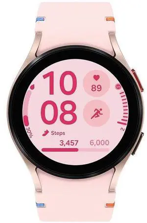 Samsung Galaxy Watch FE - 16GB - Bluetooth + LTE - 40mm - Pink Gold - Aluminum - Pink - Silicone Band - Silicone - Excellent (Grade A)