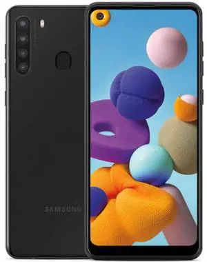 Samsung Galaxy A21 - 32GB - Black - Single Sim - Verizon Locked - Good (Grade B)