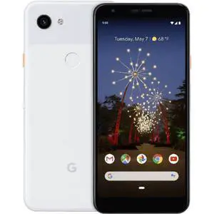 Google  Pixel 3a - 64GB - Clearly White - Fully Unlocked - Good (Grade B)