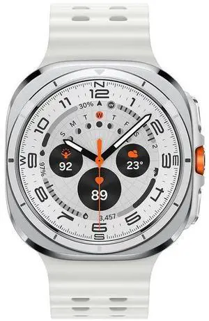 Samsung Galaxy Watch Ultra - 32GB - 47mm - Titanium White - Titanium - White - Marine Band - Silicone - Premium