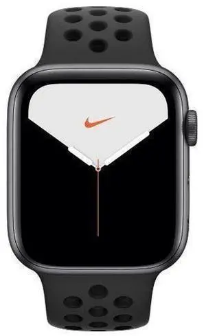 Apple  Watch Series 5 - 32GB - Cellular + GPS - 40mm - Space Grey - Nike (Aluminum) - Antracite/Black - Nike Sport Band - Rubber - Good (Grade B)