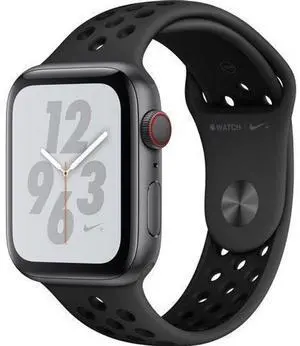 Apple  Watch Series 4 - 16GB - Space Grey-Nike+ (Aluminum)-Nike Sport Band-Anthracite/Black - GPS - 44mm - Space Grey - Nike+ (Aluminum) - Anthracite/Black - Nike Sport Band - Rubber - Good (Grade B)