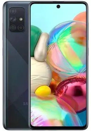 Samsung Galaxy A71 - 128GB - Prism Cube Black - 5G - Single Sim - 6GB RAM - GSM Unlocked - Good (Grade B)