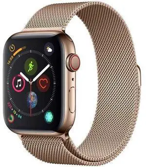 Apple  Watch Series 4 - 16GB - Cellular + GPS - 40mm - Gold - Stainless Steel - Gold - Milanese Loop Band - Stainless Steel - Good (Grade B)