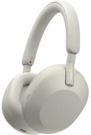 Sony  WH-1000XM5 Noise-Canceling Wireless Over-Ear Headphones - Platinum Silver - Excellent (Grade A)