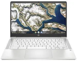HP Chromebook 14at-na100 Laptop 14" - Intel Celeron N4500 1.1GHz - 64GB - White - 4GB RAM - 14 Inch - Excellent (Grade A)