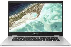 Asus Chromebook C523NA Laptop 15.6" - Intel Celeron N3350 1.1GHz - 64GB - Silver - 4GB RAM - 15.6 Inch - Good (Grade B)