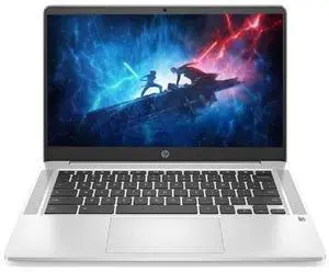 HP 14a-na0051cl Chromebook 14" -  Intel Pentium Silver N5030 1.1GHz - 64GB - Silver - 4GB RAM - 14 Inch - Excellent (Grade A)