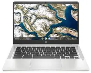 HP Chromebook 14a-na0701ds Laptop 14" - Intel Celeron N4120 1.1GHz - 128GB - Silver - 4GB RAM - 14 Inch - Excellent (Grade A)