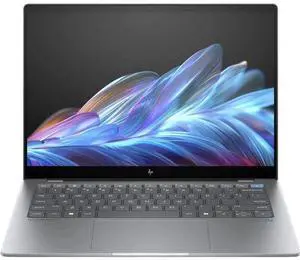 HP OmniBook X 14-fe0013dx AI PC Laptop 14" - Snapdragon X Elite X1E-78-100 3.4GHz - 1TB - Meteor Silver - 16GB RAM - 14 Inch - Excellent (Grade A)