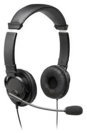 Kensington  K97601WW USB Hi-Fi Headphones with Microphone - Black - Excellent (Grade A)