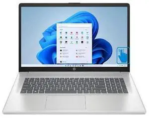 HP 17-cp2035cl Laptop 17.3" - AMD Ryzen 3 7320U 2.4GHz - 512GB - Silver - 8GB RAM - 17.3 Inch - Excellent (Grade A)