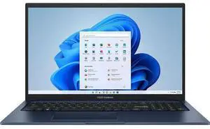 Asus Vivobook 17 Laptop (F1704) 17.3" - Intel Core i5-1235U 1.3GHz - 512GB - Quiet Blue - 8GB RAM - 17.3 Inch - Excellent (Grade A)