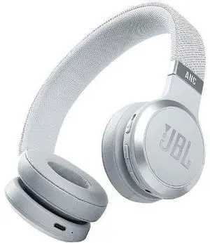 JBL  Live 460NC Wireless On-Ear Headphones - White - Premium