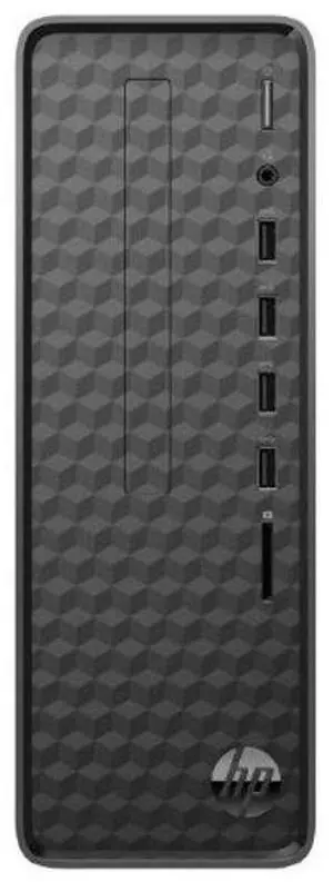 HP  Slim Desktop S01-pF2016 PC - Intel Core i3-12100 3.3GHz - 256GB - Black - 8GB RAM - Excellent (Grade A)